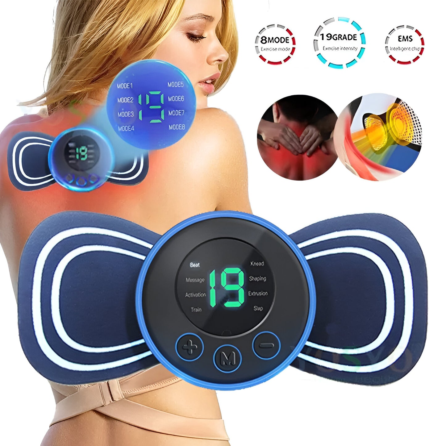 FineMart Massage Apparaat met Afstandsbediening Bloedcirculatie en Neuropathie Spiermassageapparaat