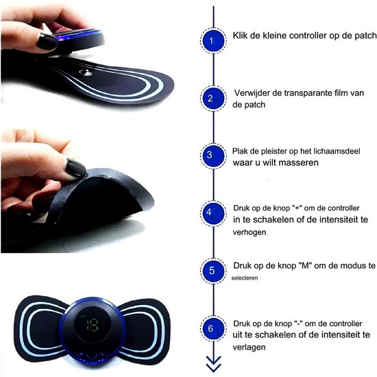 FineMart Massage Apparaat met Afstandsbediening 2 Elektroden - Image 7