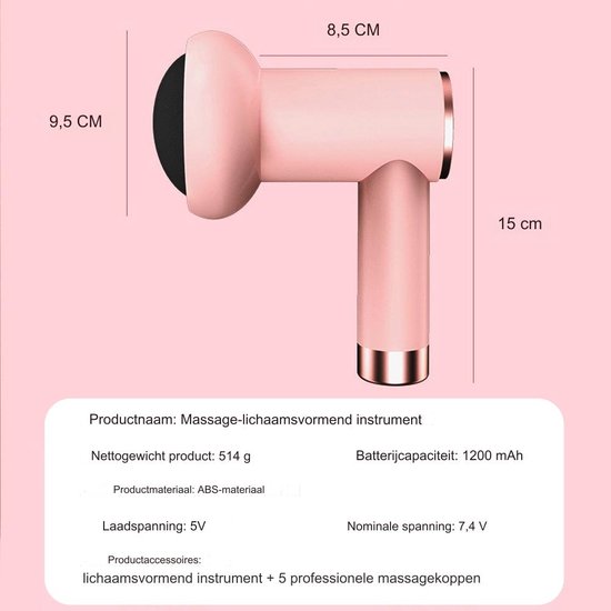 FineMart Dieprollende Massage Cellulite Massage Apparaat - Image 2