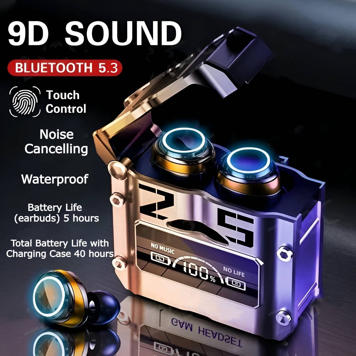 1200x1200 (1) Draadloze Oordopjes Bluetooth Oordopjes - Afbeelding 1